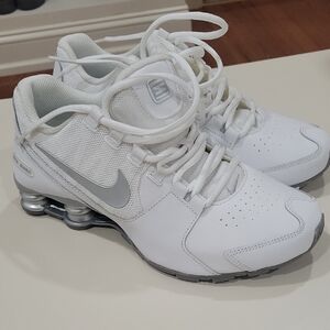 New Nike White and Gray Shox